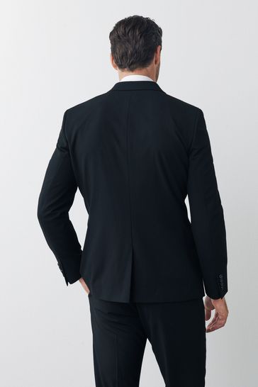 LUC493 Black Skinny Motionflex Stretch Suit - Image 2