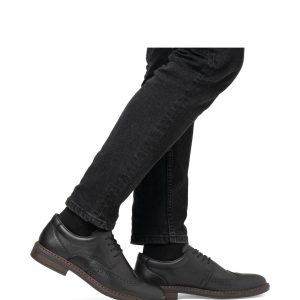 LUC475 Mens Wide Fit Original Grand Wingtip Oxford Brown Shoes