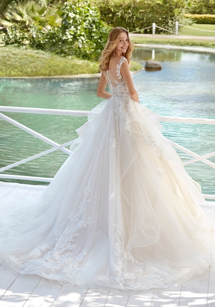LUC453 Embroidered Princess Ball Gown - Image 2