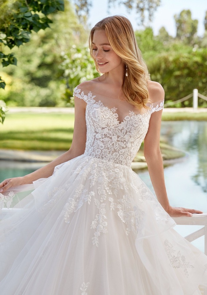 LUC453 Embroidered Princess Ball Gown - Image 3